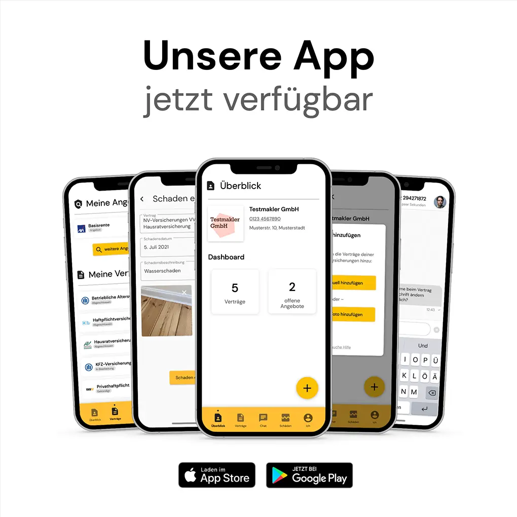 Die App von Versicherungsmakler Andree Buggel